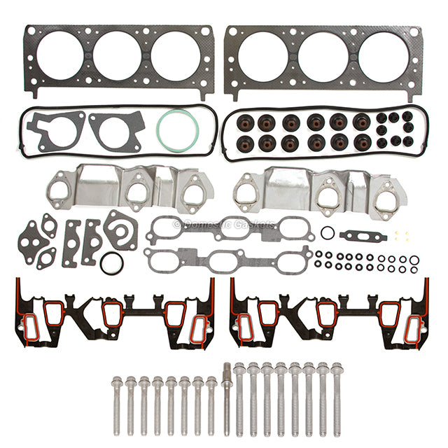 Reinforced Head Gasket Set Lifters Fit Chevrolet Pontiac Oldsmobile 3.1 3.4