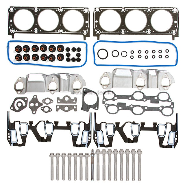 Head Gasket Set Bolts Lifters Fit 95-99 Chevrolet Buick Oldsmobile Pontiac 3.1