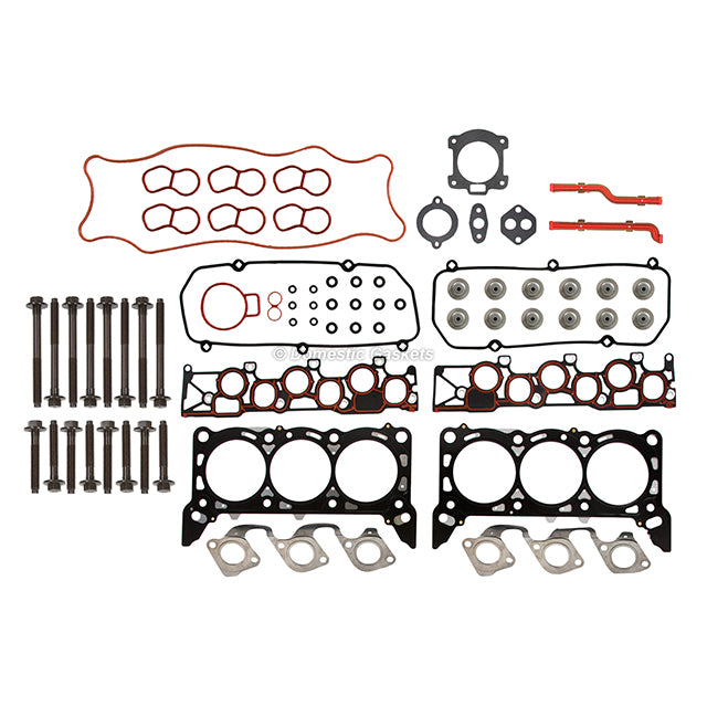 Head Gasket Set Head Bolts Lifters Fit 01-04 Ford E150 E250 F150 4.2 VIN 2 12V