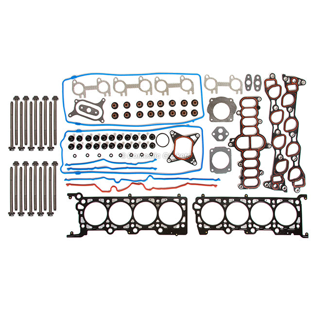 Head Gasket Set Head Bolts Lifters Fit 95-00 Ford Lincoln Mercury V8 4.6 SOHC