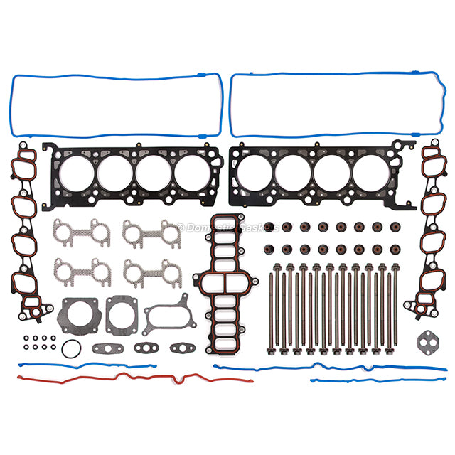 Head Gasket Set Head Bolts Lifters Fit 01-02 Ford E150 Expedition F150 4.6 SOHC