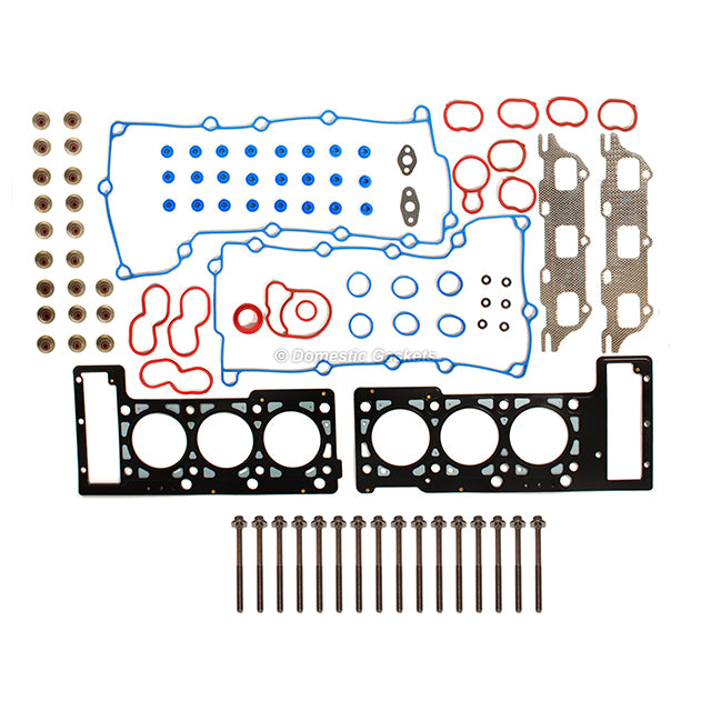 Head Gasket Set Intake Exhaust Valves Fit 98-00 Dodge Chrysler 2.7L DOHC EER