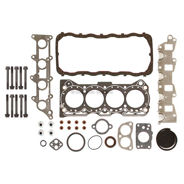 Head Gasket Set Intake Exhaust Valves Fit 89-95 Geo Tracker Suzuki 1.6L G16KC