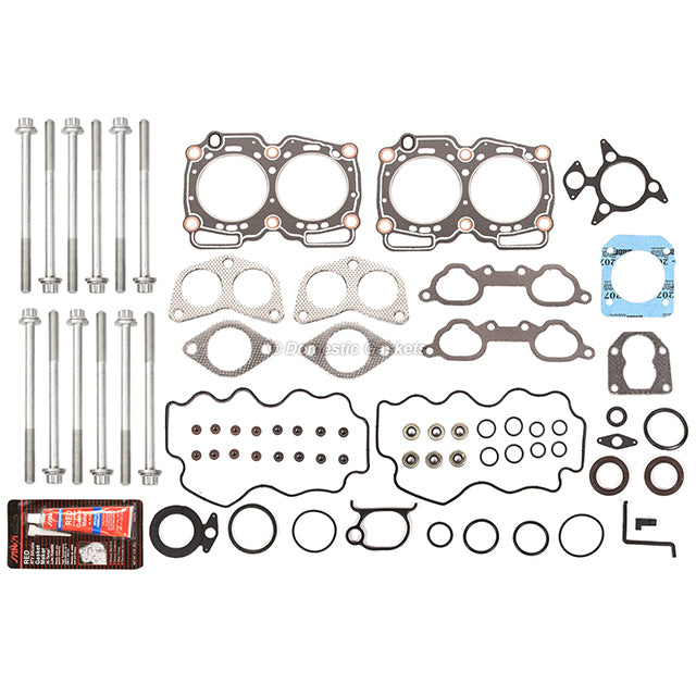 Head Gasket Set Bolts Lifters Fit 90-98 Subaru Impreza Legacy 2.2 EJ22E SOHC