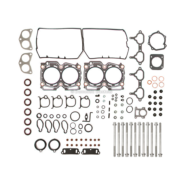 Head Gasket Set Intake Exhaust Valves Fit 97-99 Subaru 2.5L DOHC EJ25D