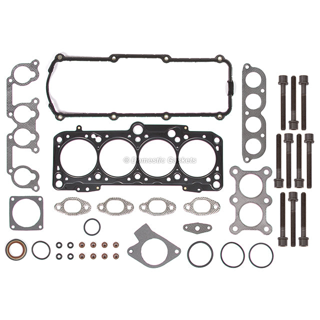 Head Gasket Set Intake Exhaust Valves Fit 95-02 Volkswagen Golf Jetta 2.0L 8V