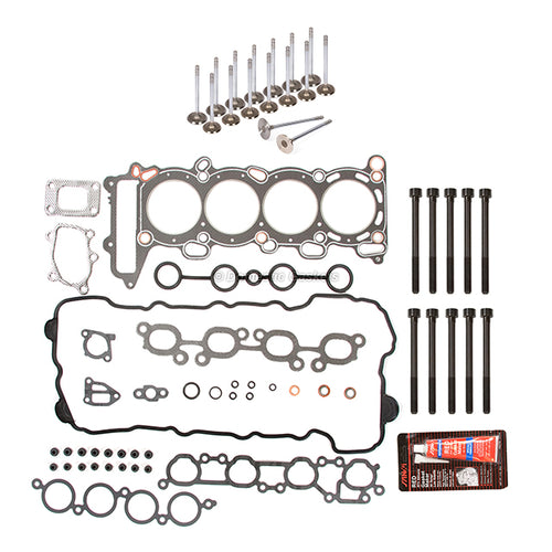 Head Gasket Set Intake Exhaust Valves Fit 95-98 Nissan 200SX 2.0L