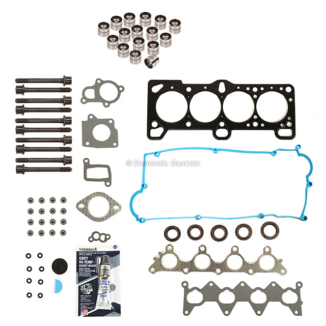 Head Gasket Set Bolts Lifters Fit 2005 Hyundai Accent 1.6 DOHC