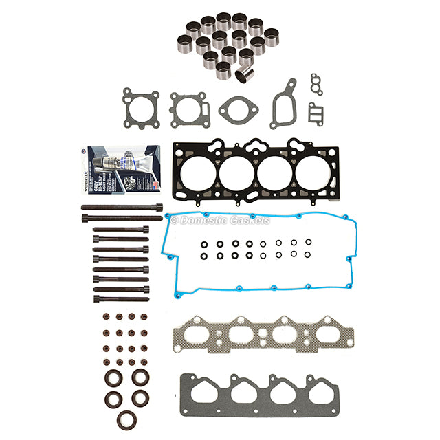 Head Gasket Set Bolts Lifters Fit 03-07 Hyundai Tiburon Tucson Kia Spectra