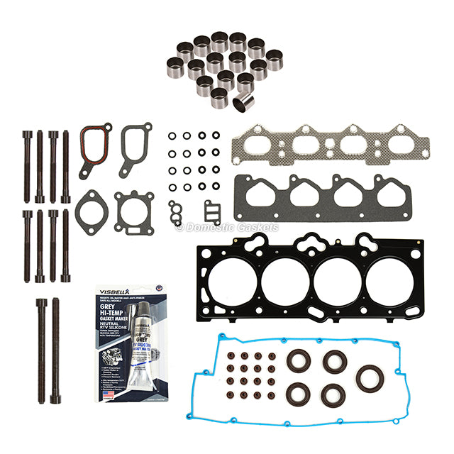 Head Gasket Set Bolts Lifters Fit 07-12 Hyundai Tiburon Tucson Kia 2.0 DOHC