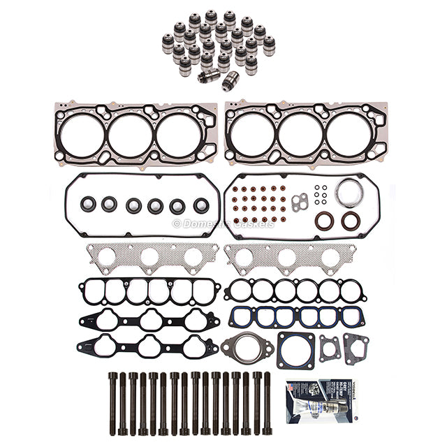 Head Gasket Set Bolts Lifters Fit 03-06 Mitsubishi Montero V6 3.8 SOHC 24V