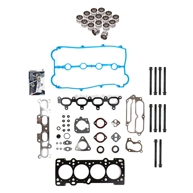 Head Gasket Set Bolts Lifters Fit 04-05 Mazda Miata Mazdaspeed 1.8 Turbo