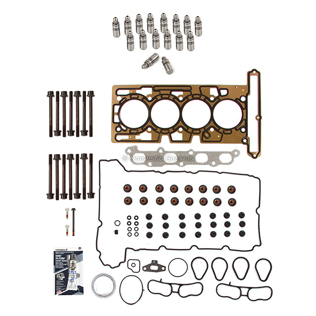 Head Gasket Set Bolts Lifters Fit 04-06 GMC Canyon Isuzu Chevrolet Colorado 2.8