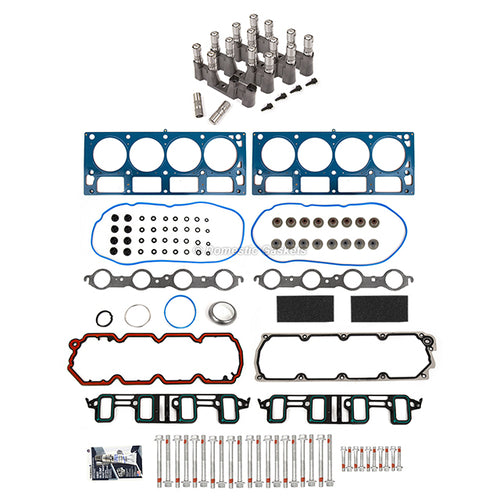 Head Gasket Set Bolts Lifters Fit 07-14 GMC Sierra Cadillac Chevrolet 6.0