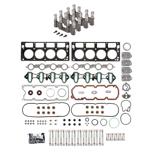 Head Gasket Set Bolts Lifters Fit 04-14 Chevrolet GMC Cadillac Buick 4.8 & 5.3