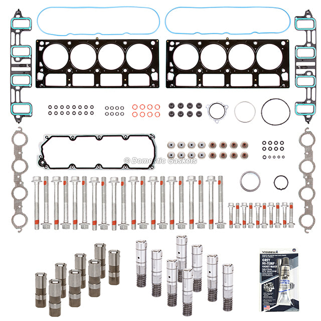 Head Gasket Set Bolts AFM Lifters Fit GM Chevrolet Sierra Cadillac Escalate 6.2