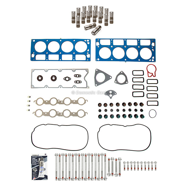 Head Gasket Set Bolts Lifters Fit Cadillac CTS Chevrolet Camaro Firebird 5.7L