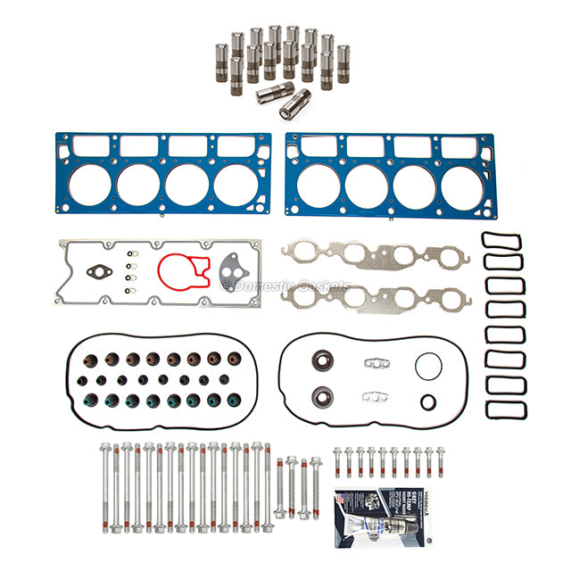 Head Gasket Set Bolts Lifters Fit 02-04 Chevrolet Corvette Avanti II 5.7L V8