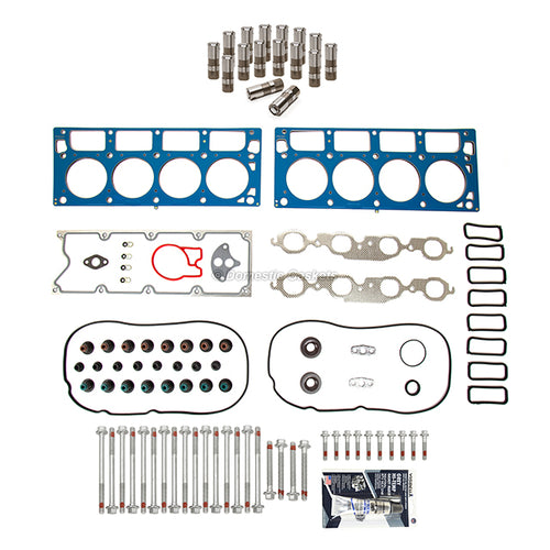 Head Gasket Set Bolts Lifters Fit 02-04 Chevrolet Corvette Avanti II 5.7L V8