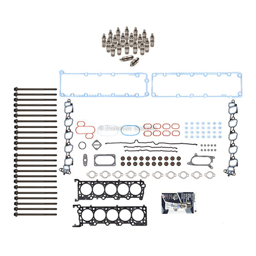 Head Gasket Set Bolts Lifters Fit 03-12 Ford E350 E450 F350 F450 F550