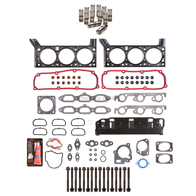 Head Gasket Set Bolts Lifters Fit 04-10 Chrysler Pacifica Town Dodge Country 3.8