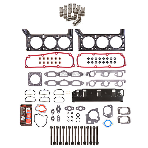 Head Gasket Set Bolts Lifters Fit 04-10 Chrysler Pacifica Town Dodge Country 3.8