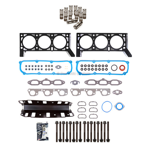 Head Gasket Set Bolts Lifters Fit 07-11 Jeep Wrangler 3.8L V6 OHV