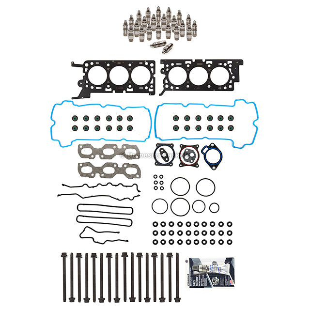 Head Gasket Set Bolts Lifters Fit 00-03 Jaguar S-Type Lincoln LS 3.0 V6 DOHC