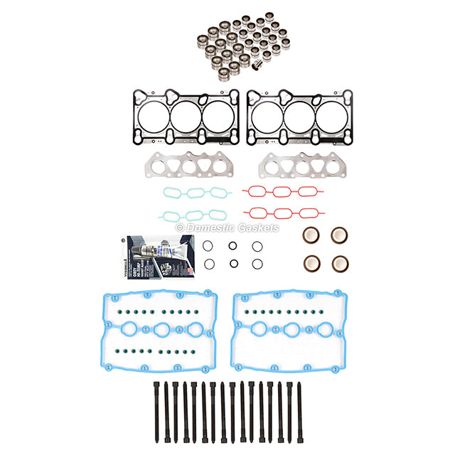 Head Gasket Set Bolts Lifters Fit 02-06 A4 A6 Quattro 3.0L V6 DOHC 30v