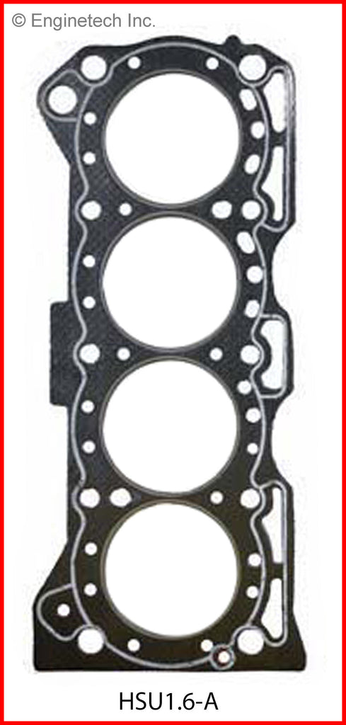Enginetech HSU1.6-A Engine Cylinder Head Gasket for Suzuki and Chevrolet Vehicles