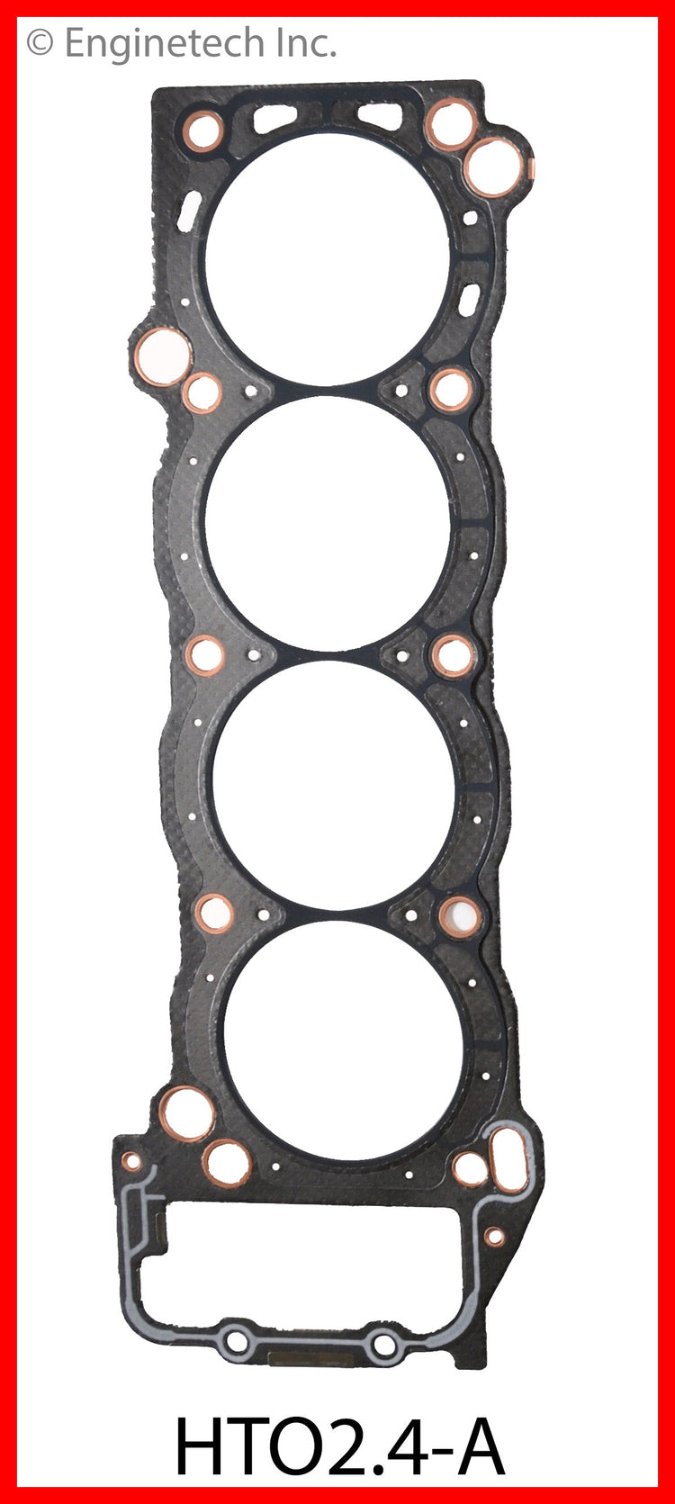Enginetech HTO2.4-A Engine Cylinder Head Gasket for Toyota Tacoma and 4Runner