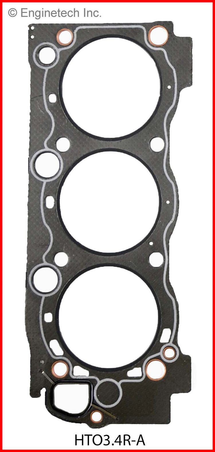 Enginetech HTO3.4R-A Engine Cylinder Head Gasket for Toyota Trucks and SUVs