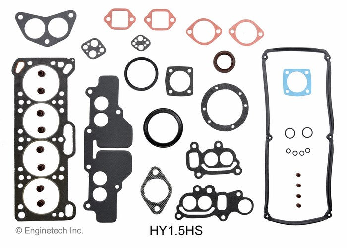 Enginetech Hyundai HY1.5HS Engine Cylinder Head Gasket Set for Hyundai and Dodge Vehicles