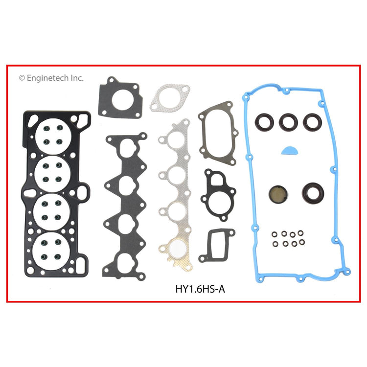 Enginetech Hyundai HY1.6HS-A Engine Cylinder Head Gasket Set for 2001-2004 Hyundai Accent