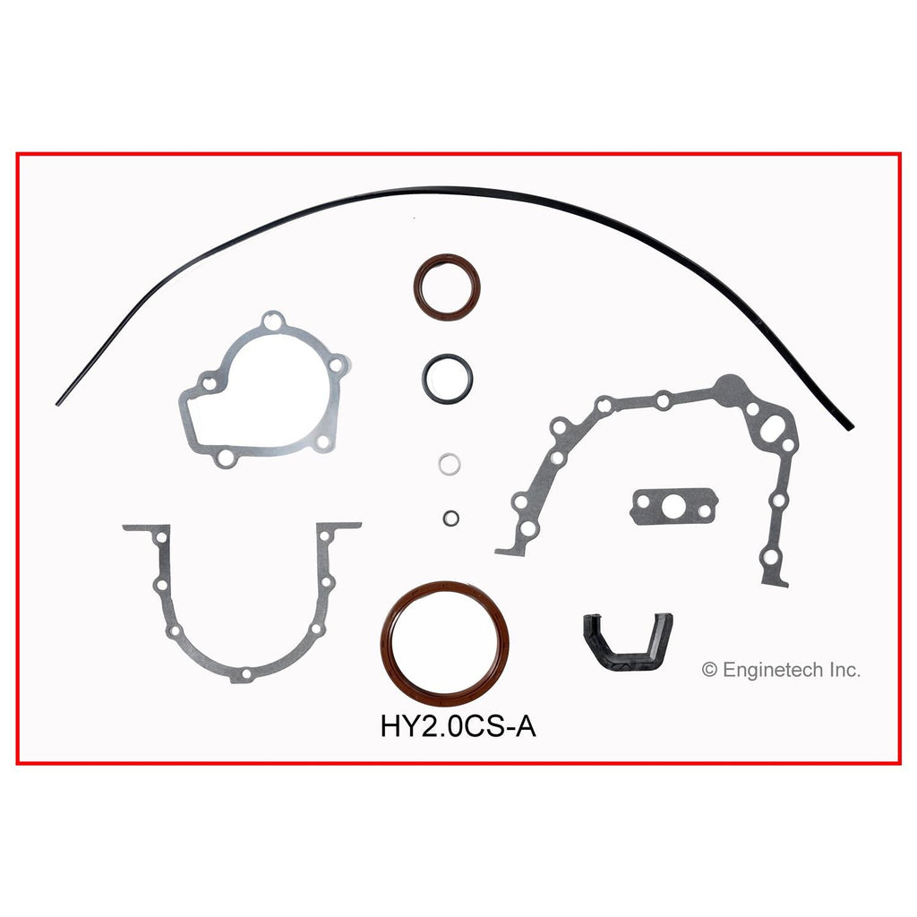Enginetech Engine Full Gasket Set for Hyundai and Kia Vehicles - Part HY2.0K-2