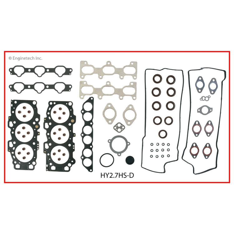 Enginetech HY2.7K-1 Engine Full Gasket Set for Hyundai Vehicles