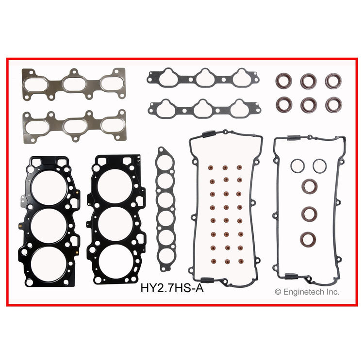 Enginetech Engine Full Gasket Set for Hyundai and Kia Models - Part HY2.7K-2