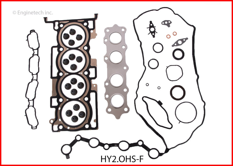 Enginetech HY2.0HS-F Engine Cylinder Head Gasket Set for Hyundai and Kia Vehicles
