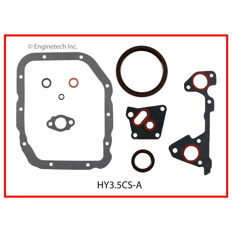 Enginetech Engine Full Gasket Set for Hyundai Cars and Trucks (Part HY3.5K-2)