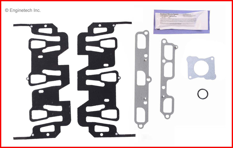 Enginetech IC189A Engine Intake Manifold Gasket for GMC and Chevrolet Cars and Trucks
