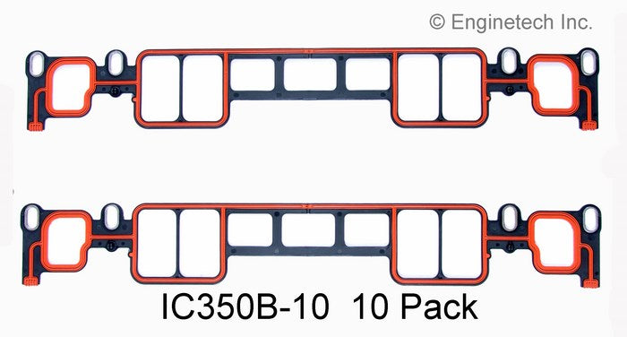 Enginetech IC350B-10 Engine Intake Manifold Gasket for GMC and Chevrolet Vehicles