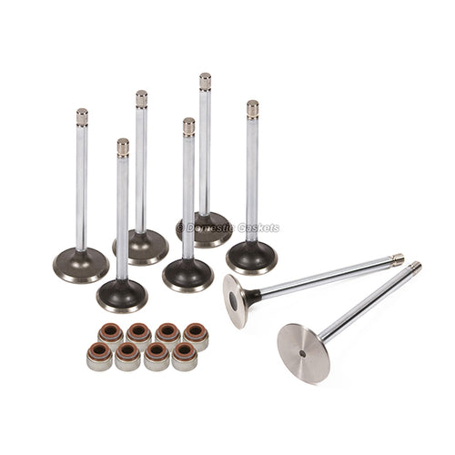 Intake Exhaust Valves w/ Seals Fit Suzuki Sidekick Geo Tracker 1.6 SOHC 8V G16KC