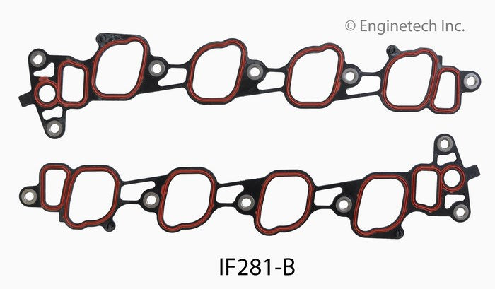 Enginetech IF281-B Engine Intake Manifold Gasket for Ford Cars and Trucks