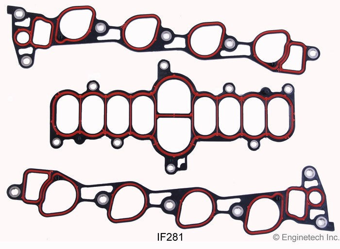 Enginetech Engine Intake Manifold Gasket for Ford E-Series Vans and Trucks (Part IF281)
