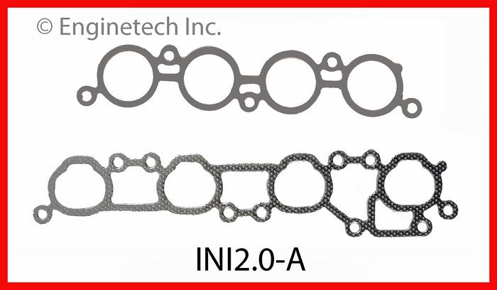 Enginetech INI2.0-A Engine Intake Manifold Gasket for Nissan and Infiniti Vehicles