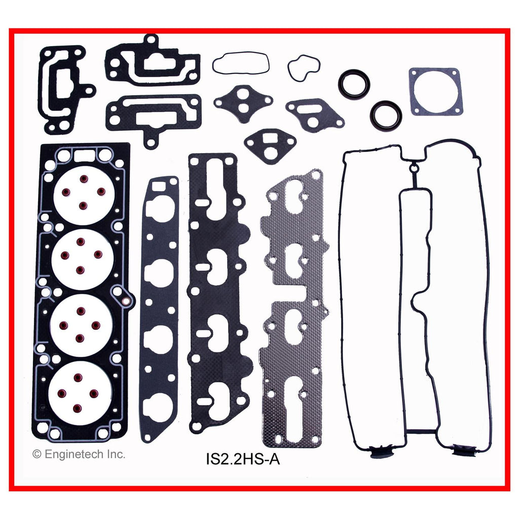Enginetech Cylinder Head Gasket Set for Isuzu and Suzuki Vehicles - Part Number IS2.2HS-AWB