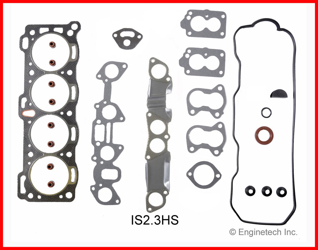 Enginetech IS2.3HS Engine Cylinder Head Gasket Set for Isuzu Vehicles