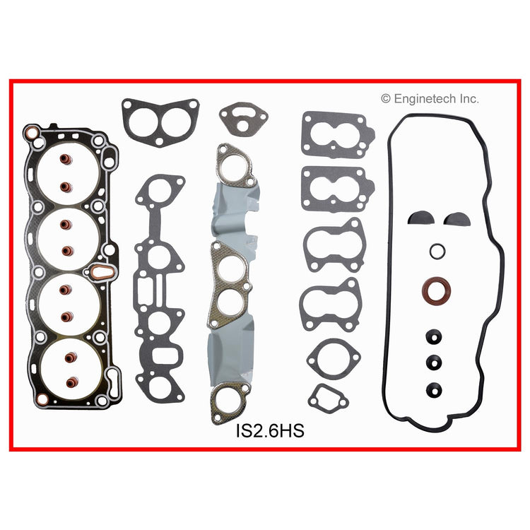 Enginetech IS2.6HS Engine Cylinder Head Gasket Set for Isuzu Cars and Trucks