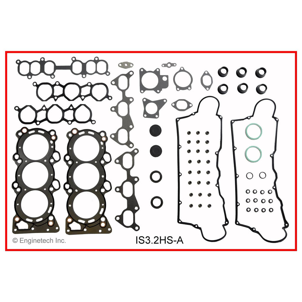 Enginetech IS3.2HS-A Engine Cylinder Head Gasket Set for Isuzu and Honda Vehicles