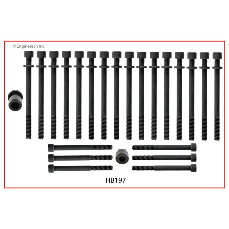 Enginetech IS3.2HS-BWB Engine Cylinder Head Gasket Set for Isuzu Cars and Trucks with Head Bolts